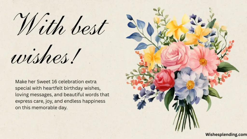 Best Happy 16th Birthday Wishes