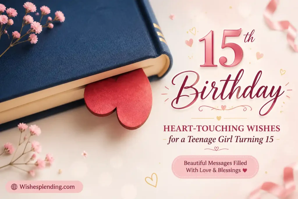 Heart-Touching Wishes for a Teenage Girl Turning 15