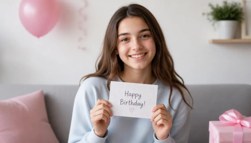 Short Birthday Wishes for a 13-Year-Old Girl