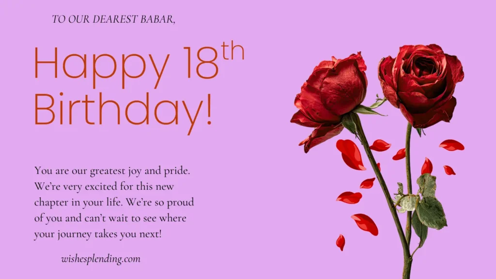 Best 18th Birthday Wishes for Boy