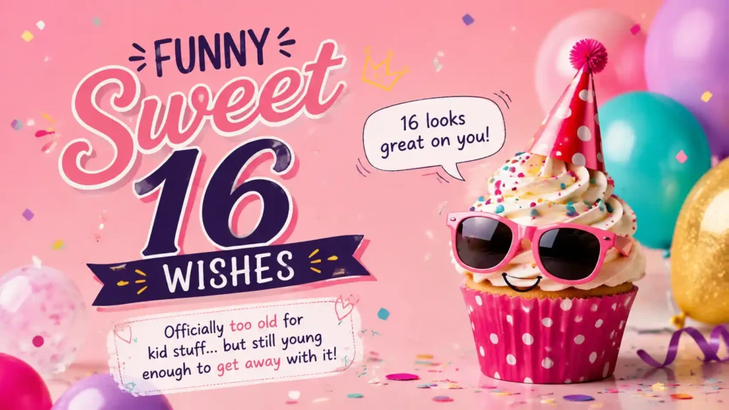 Funny Sweet 16 Wishes