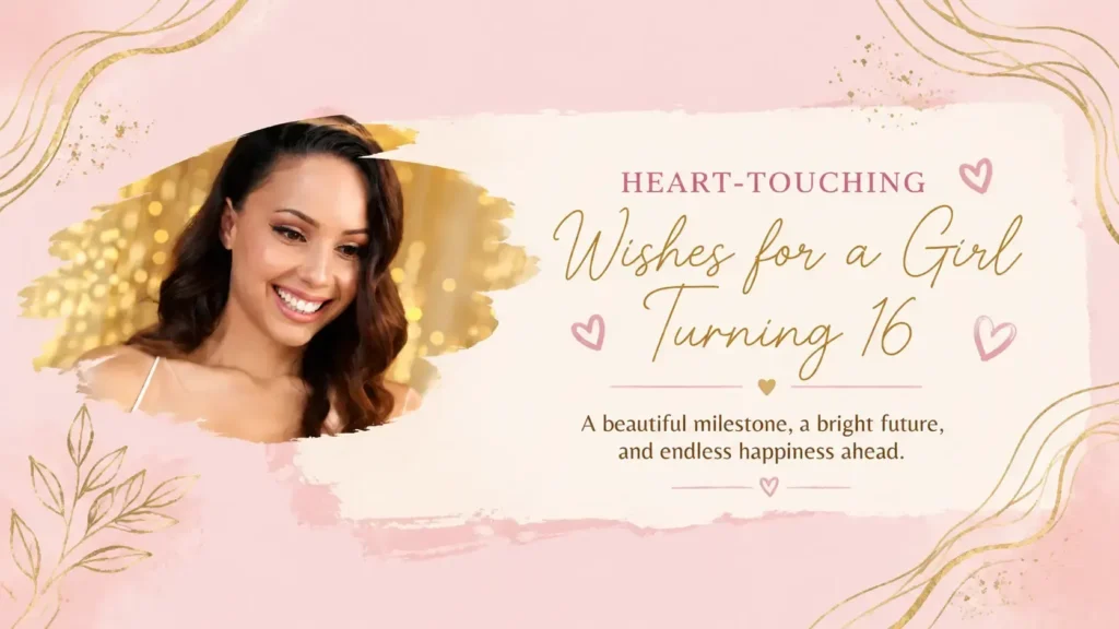  Heart-Touching Wishes for a Girl Turning 16