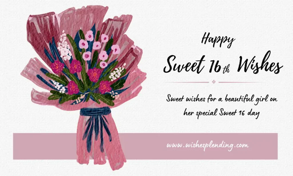 Sweet 16 Wishes for a Girl