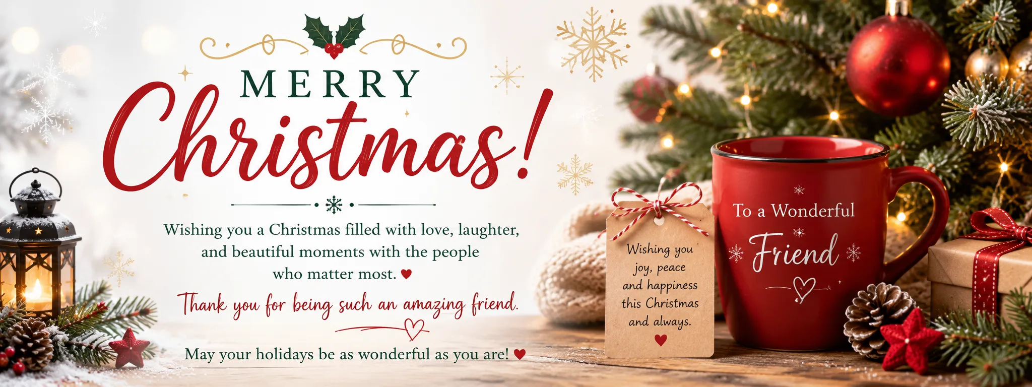 best christmas wishes for friend