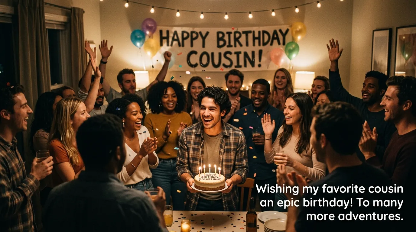 Birthday Wishes for Cousin Male