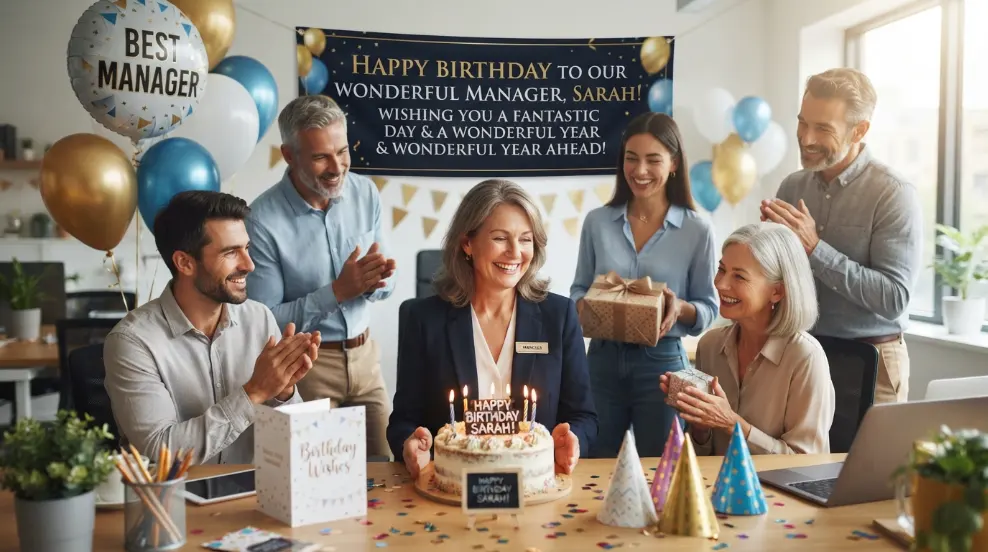 Birthday Wishes for Manager in English