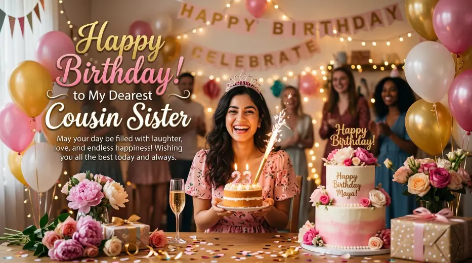 Birthday Wishes to Cousin Sister