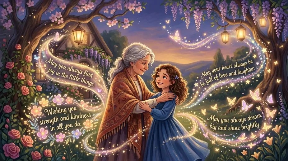 blessing birthday wishes for granddaughter