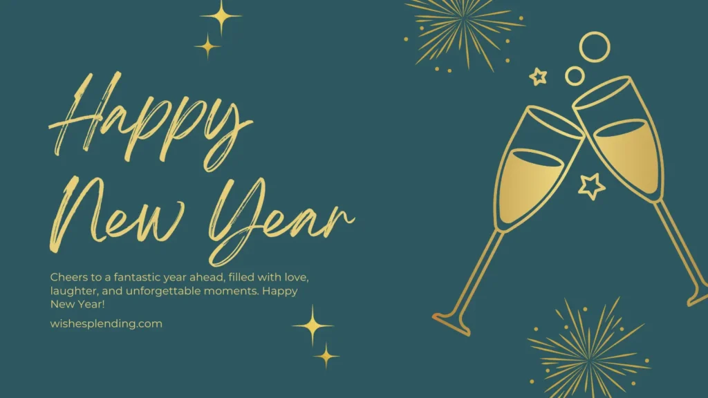 Celebration Cute New Year Wishes for Friends