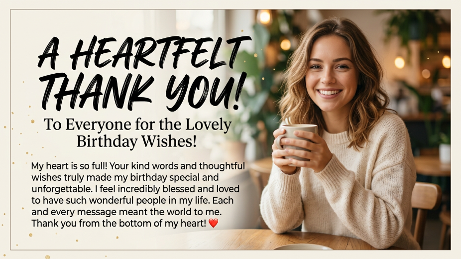 emotional thank you messages for birthday wishes