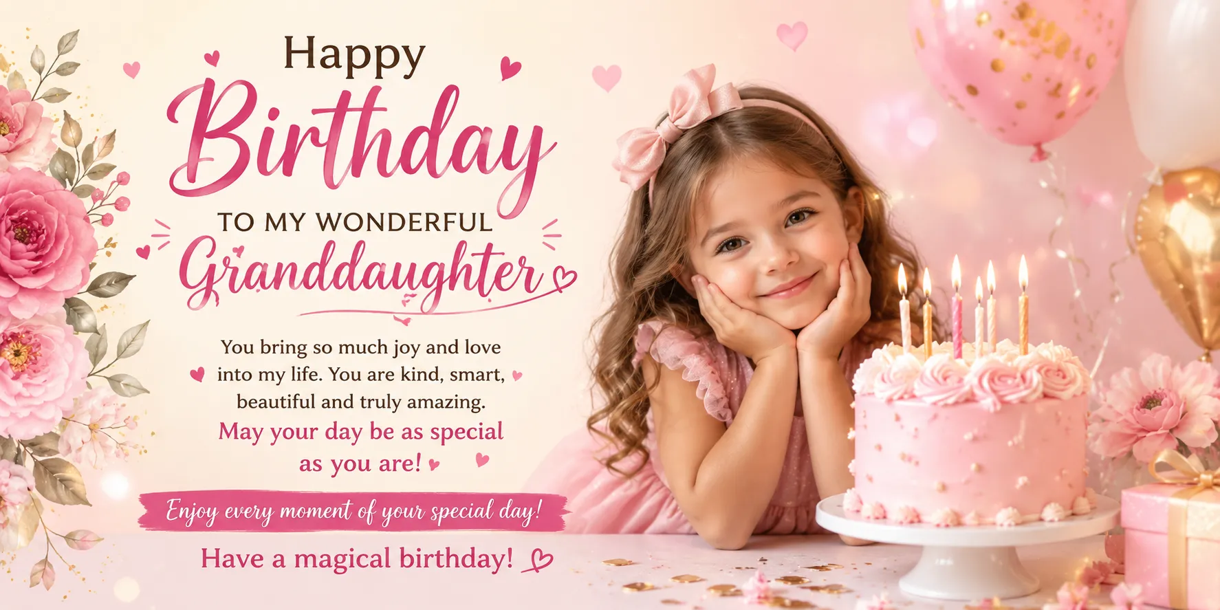 free birthday wishes for granddaughter