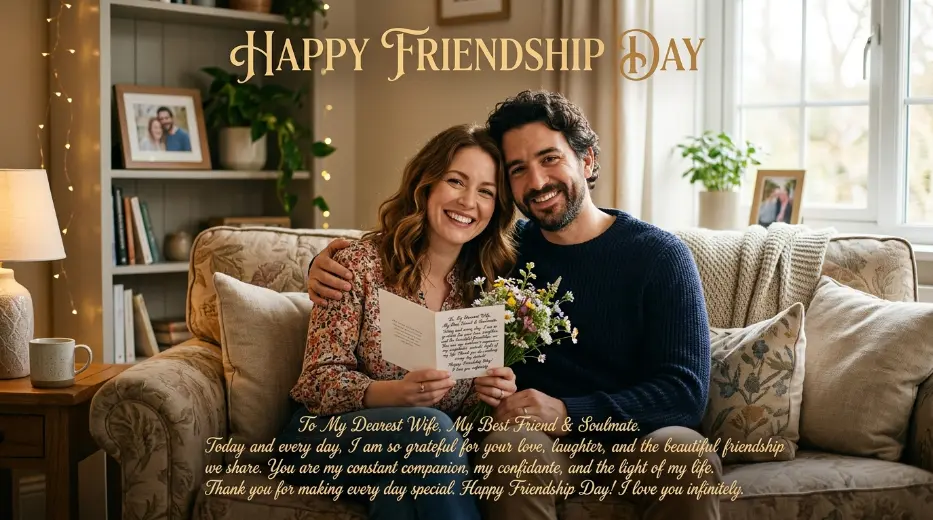 Friendship Day Wishes for Wife Heart Touching