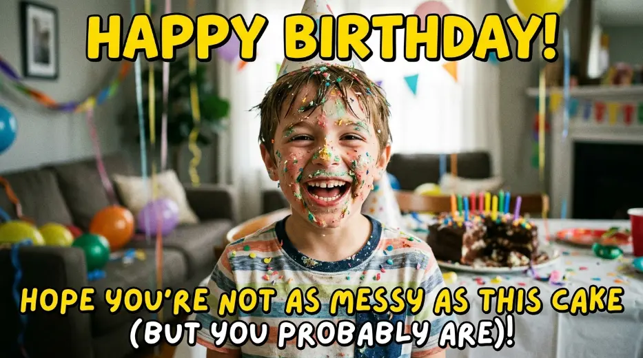 Funny Birthday Wishes for Boy