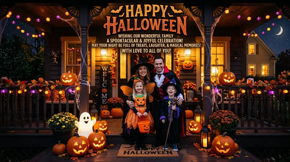 Halloween Wishes for Family