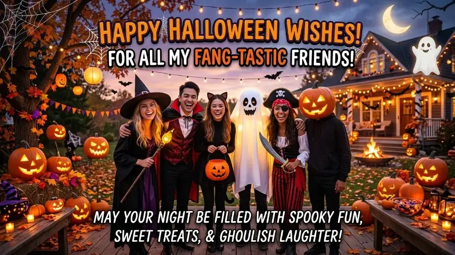 Halloween Wishes for Friends