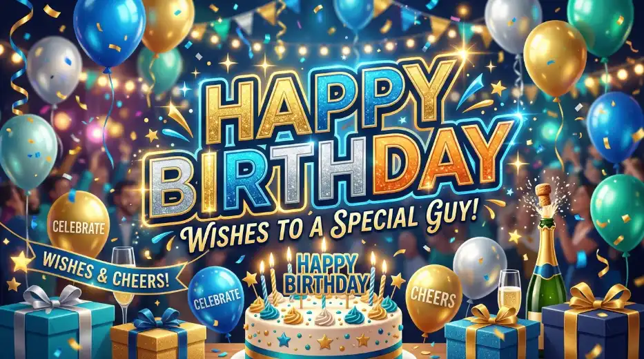 Happy Birthday Wishes Male GIF