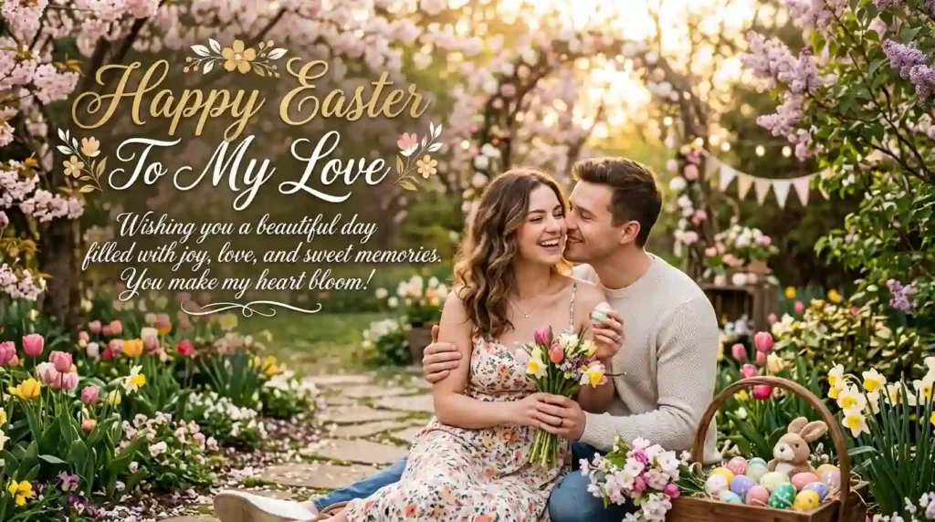 Romantic Happy Easter Wishes