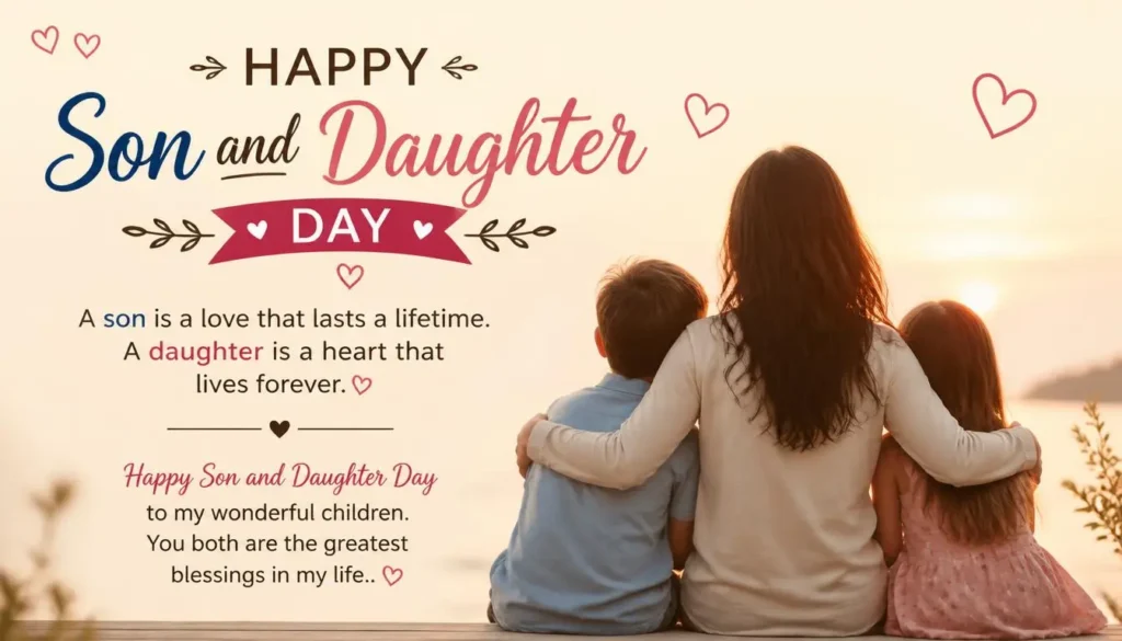 Son and Daughter Day Quotes