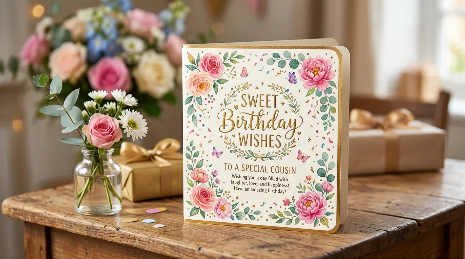 Sweet Birthday Wishes for a Cousin