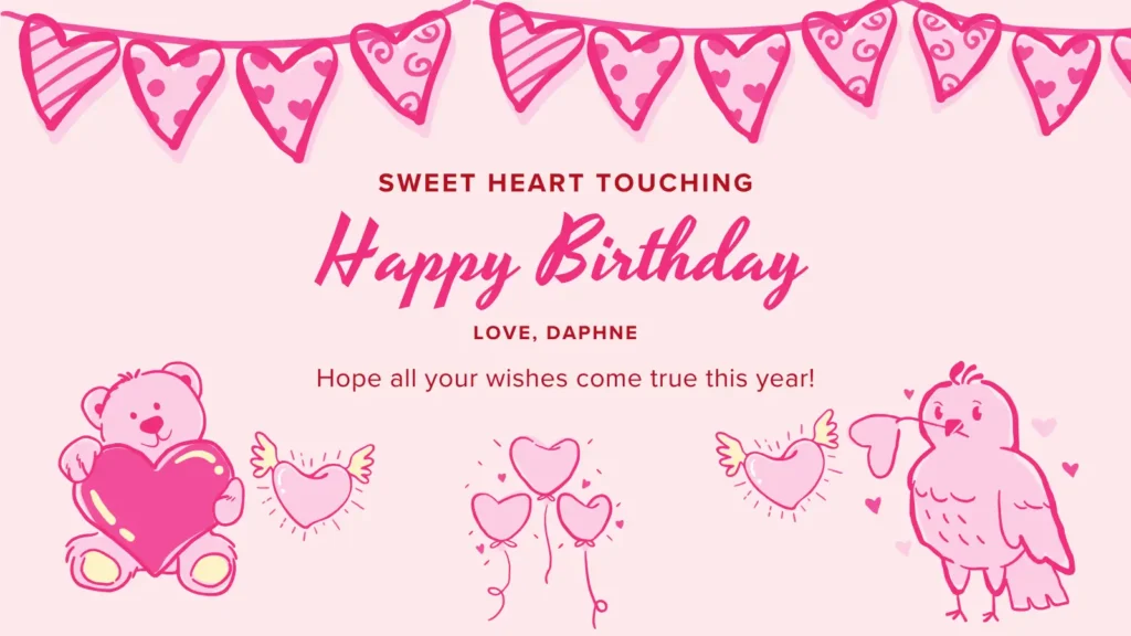 Sweet Heart Touching Birthday Wishes for Female Cousin