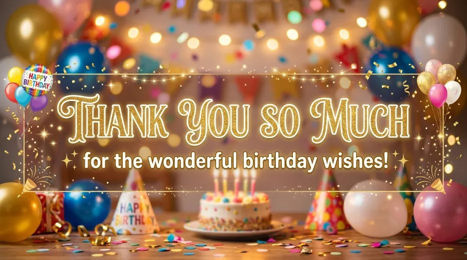 thanks for birthday wishes