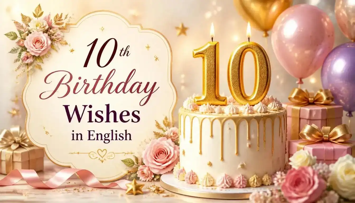 10th Birthday Wishes in English