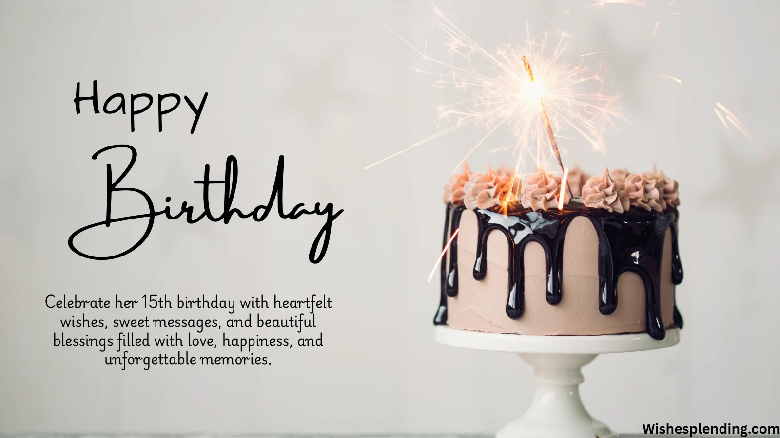 Birthday Wishes for 15 Year Old Girl
