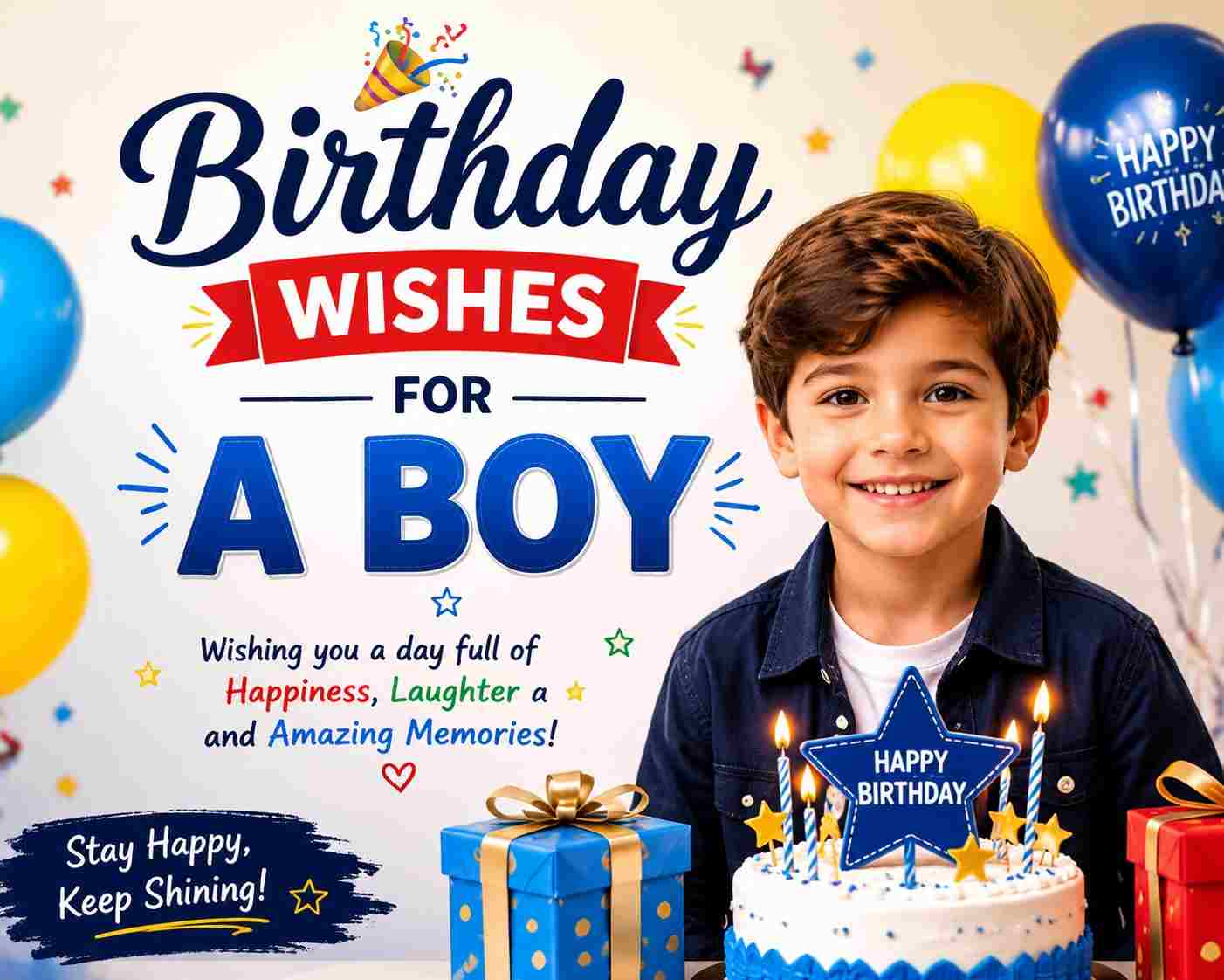 Birthday Wishes for a Boy