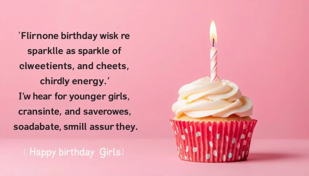Cute Birthday Wishes for Girls