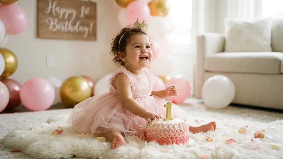 Happy 1st Birthday Girl Wishes
