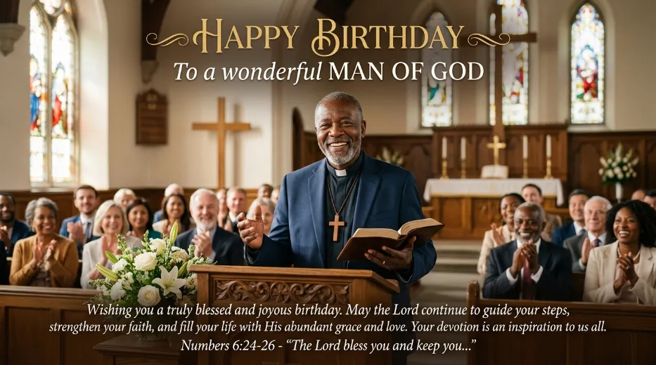 Heartfelt Birthday Wishes for a Man of God