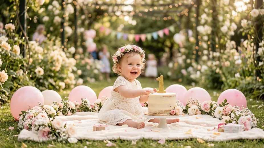 Unique First Birthday Wishes for Baby Girl
