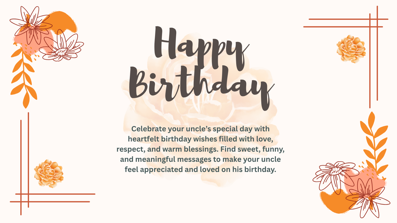 Birthday Wishes for Uncle