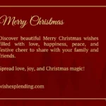 Beautiful Merry Christmas Wishes