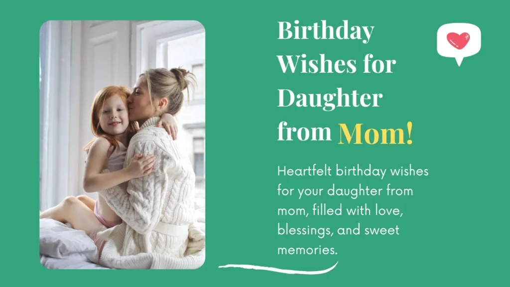 Birthday Wishes for Daughter from Mom