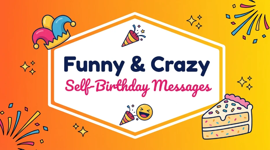 Funny & Crazy Self-Birthday Messages 