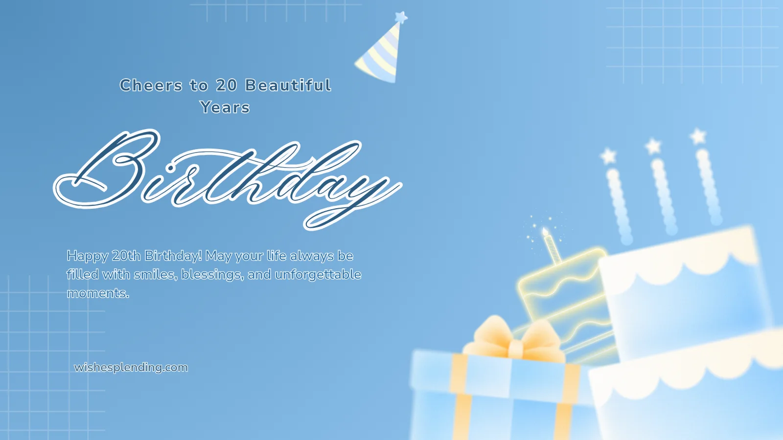 Happy 20th Birthday Wishes