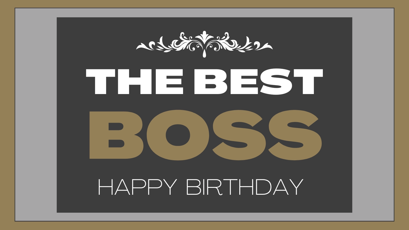 Happy Birthday Wishes for Boss
