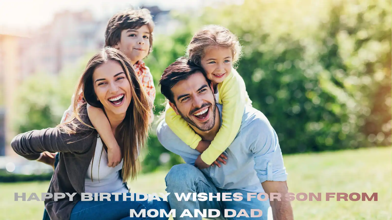 Happy Birthday Wishes for Son