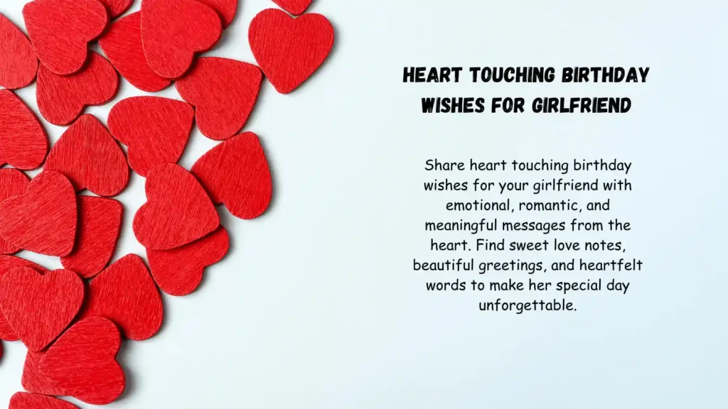 Heart Touching Birthday Wishes for Girlfriend