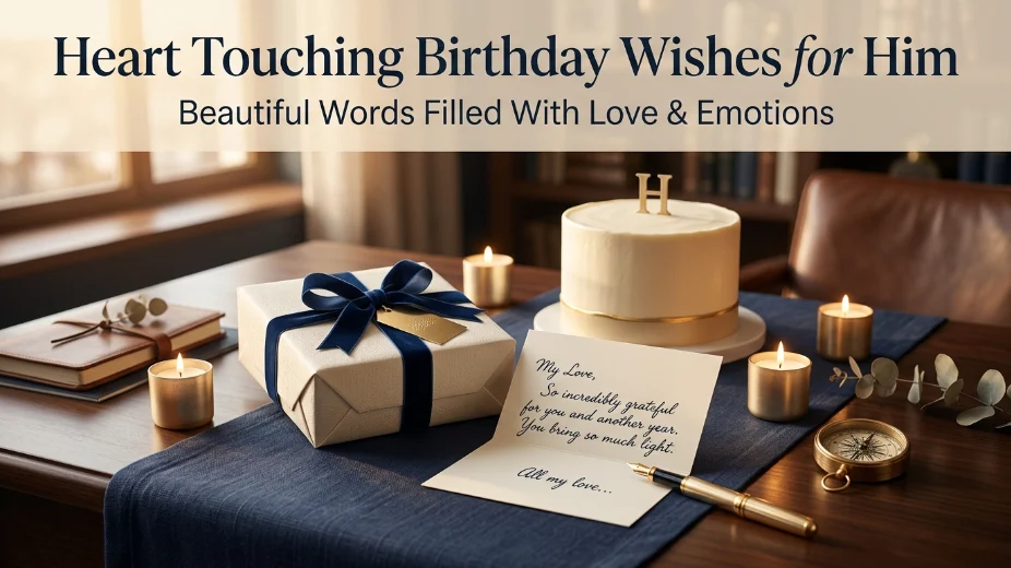 Heart Touching Birthday Wishes for Him