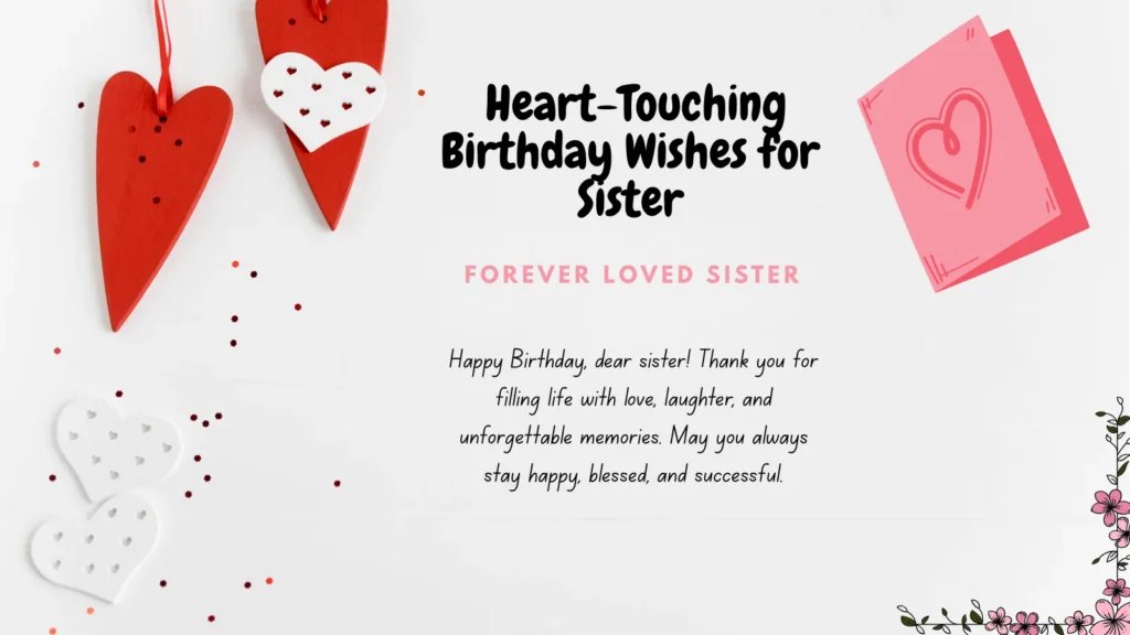 Heart-Touching Wishes for Sister