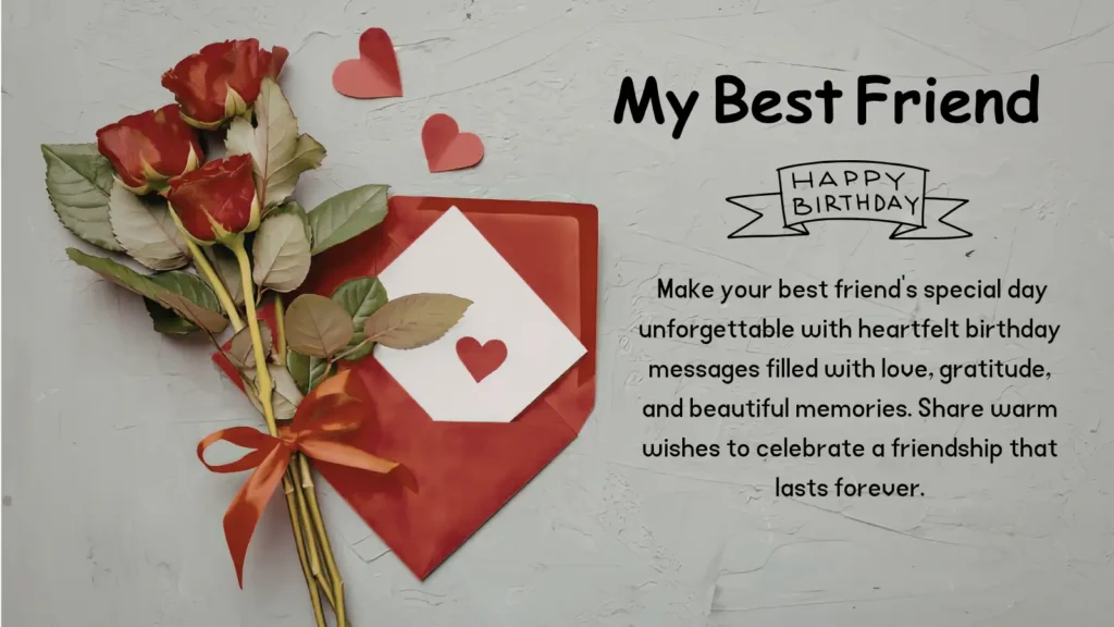 Heartfelt Birthday Wishes for Your Best Friend