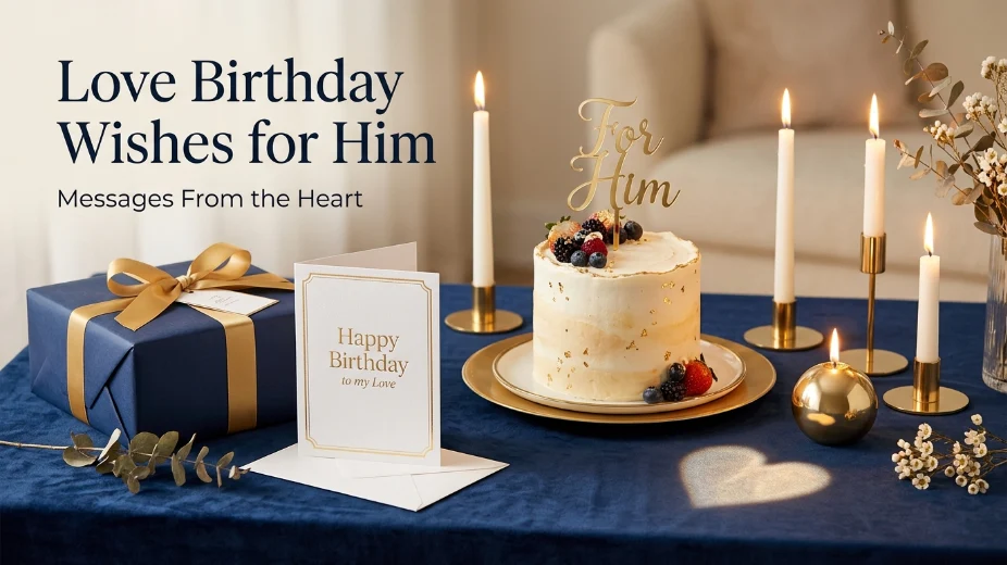 Love Birthday Wishes for Him