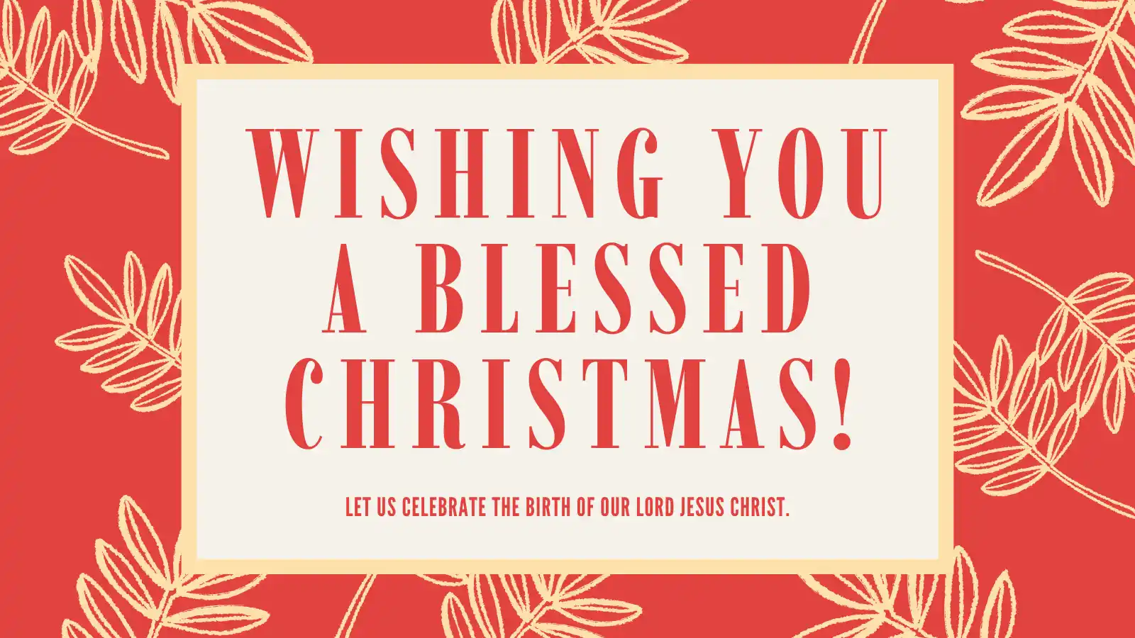 Religious Christmas Wishes