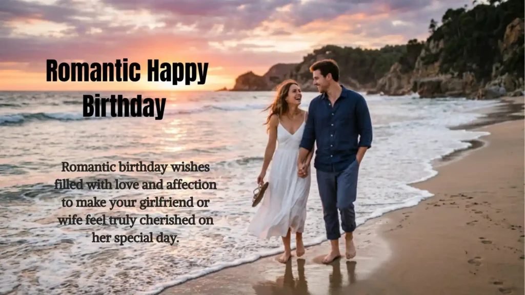 Romantic Birthday Wishes for Girlfriend or Wife