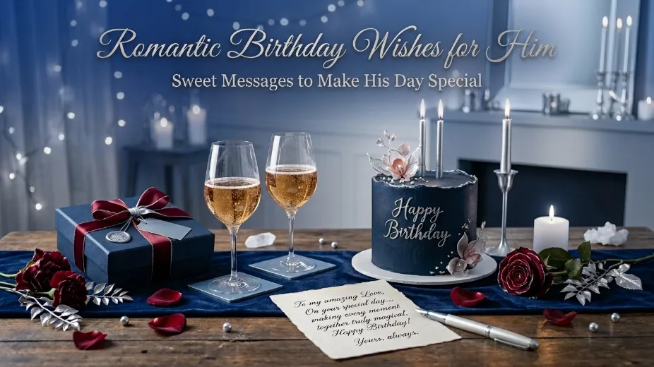 Romantic Birthday Wishes for Him