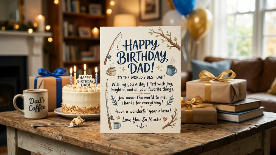 Short Birthday Wishes for Father
