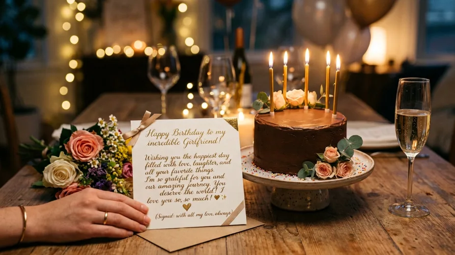 Short Birthday Wishes for Girlfriend