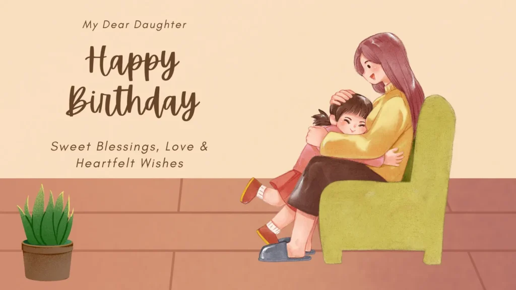 Short Blessing Birthday Wishes for Daughter from Mom